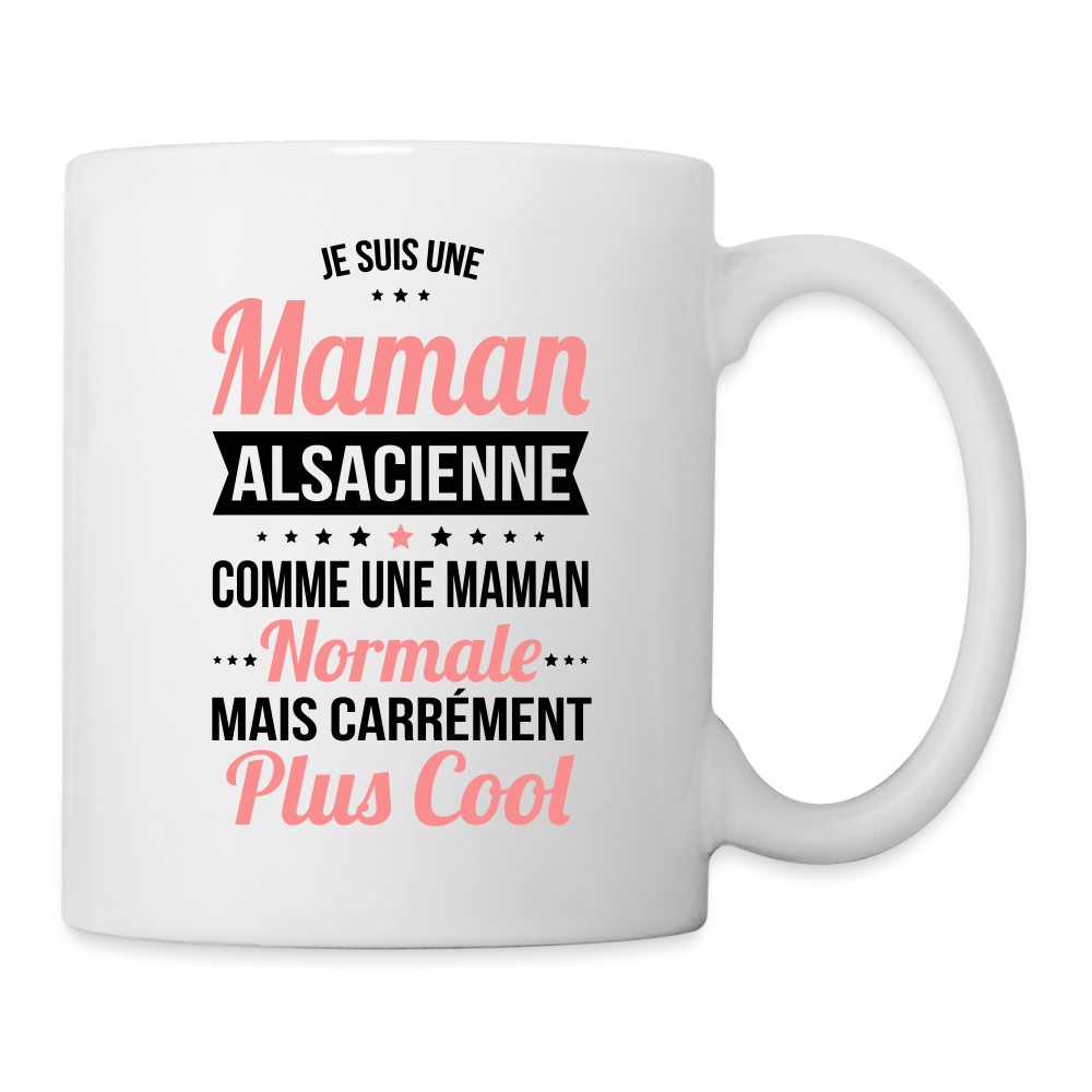 Mug blanc - Maman Alsacienne plus cool - blanc