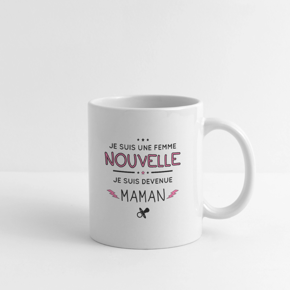 Mug blanc - Femme nouvelle - Maman - blanc