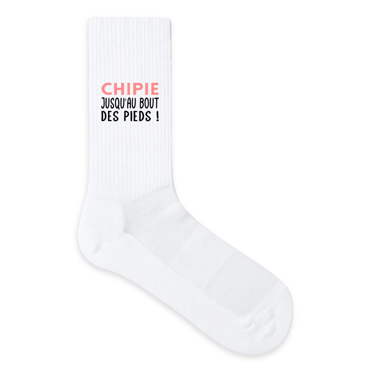 Chaussettes humour “Chipie jusqu’au bout des pieds”  - face_1