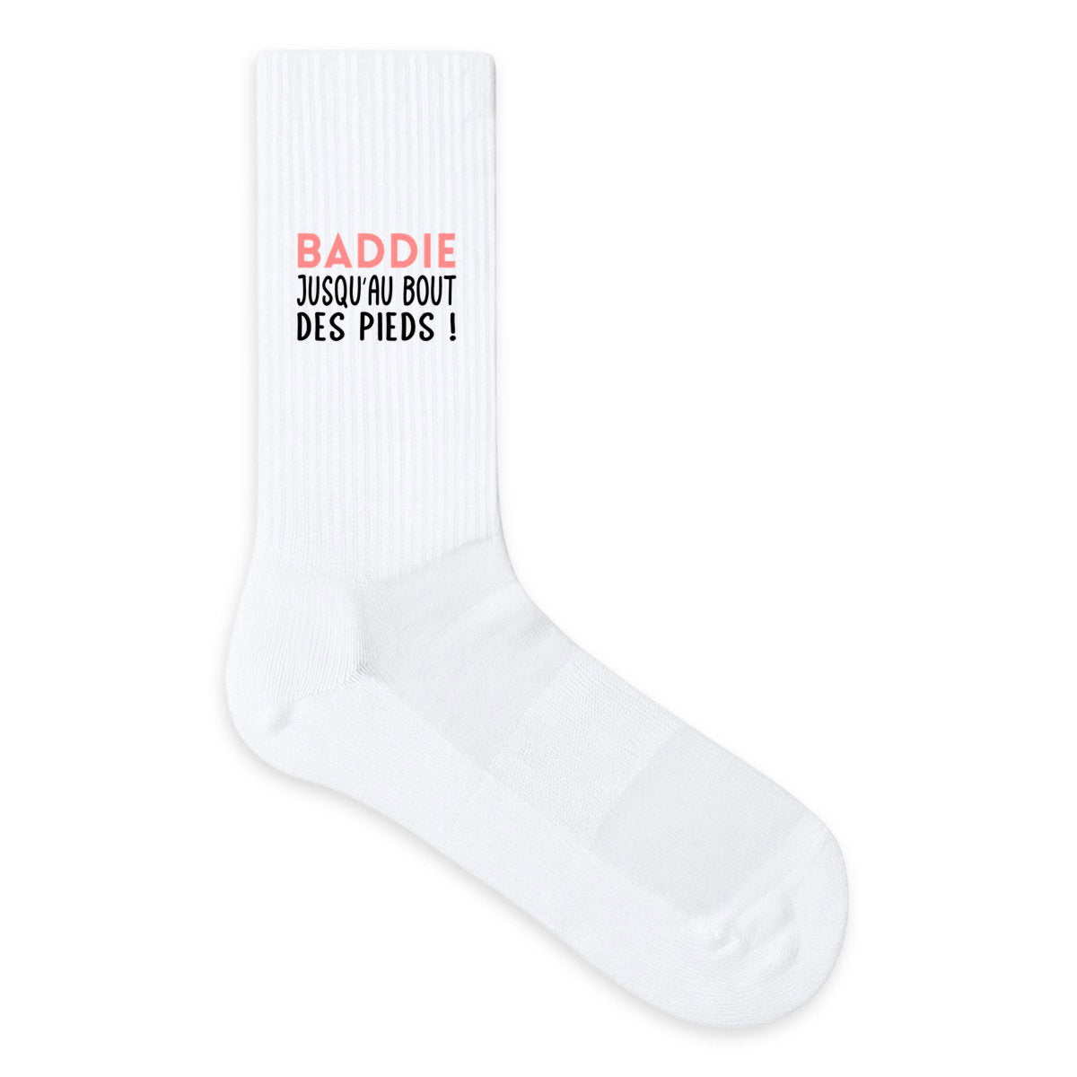 Chaussettes humour - Baddie jusqu’au bout des pieds - face_1